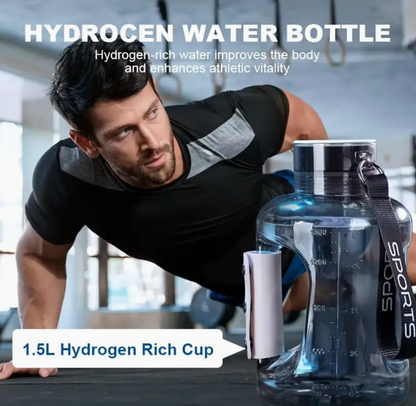 A MUST - HAVE - HydroBoost 1.5L USB Rechargeable Hydrogen Water Bottle